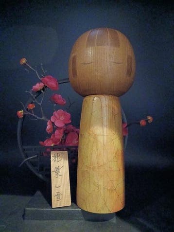 Beeldje - Vintage Sosaku Kokeshi – Kareha ( - Dorre