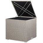 Polyrattan Kussenbox Beige 318L (Schuurtjes-Rekken), Tuin en Terras, Verzenden, Nieuw