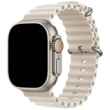 Apple Watch bandje Ocean - siliconen - sterrenlicht, Verzenden, Nieuw