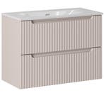 Badkamermeubel Nova 80 cm – Beige – Hangend Badmeubel, Verzenden, Nieuw, Wastafelkast