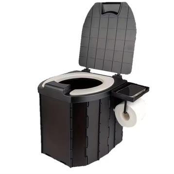 Camping Toilet Opvouwbaar Zachte Zitting Anti-Geur, Verzenden, Nieuw