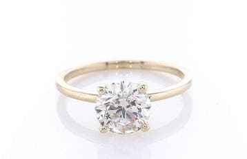 Zonder minimumprijs - Ring - 14 karaat Geel goud - 1.51ct., Nieuw