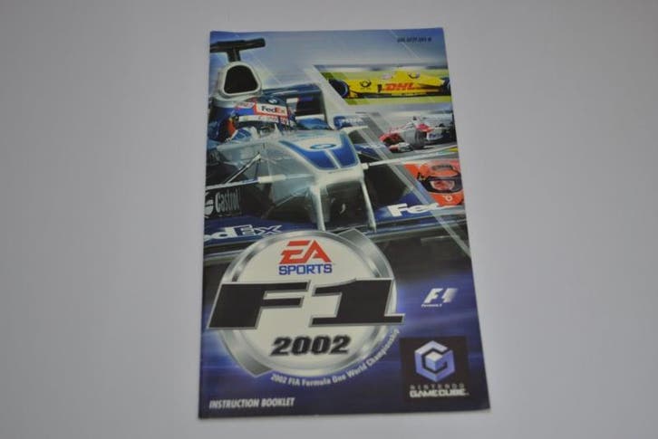 F1 2002 (GC UKV MANUAL), Spelcomputers en Games, Spelcomputers | Nintendo Consoles | Accessoires, Zo goed als nieuw, Verzenden