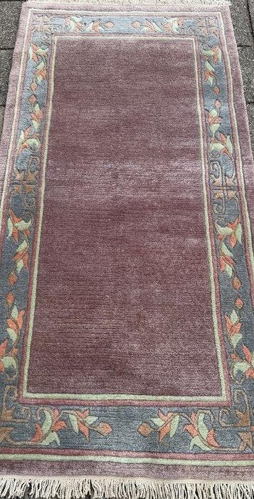 Nepal modern tapijt - gereinigd - handgeknoopt - wol -, Nieuw