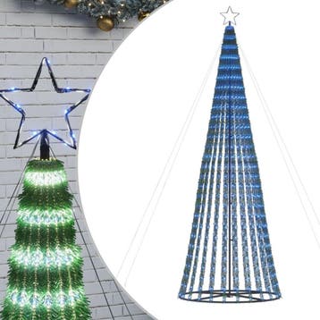 Kerstverlichting led 300cm blauw | retourdeal 54% korting, Ophalen of Verzenden, Gebruikt