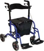 Opvouwbare Rollator Duo Deluxe - Rollator en rolstoel in één, Ophalen of Verzenden, Nieuw