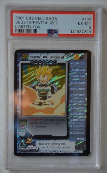 Score Entertainment - 1 Graded card - Dragon Ball Z - Vegeta, Nieuw
