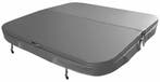 Weau spacover 160 x 160 cm - Grijs - Radius 18 cm, Tuin en Terras, Zwembad-toebehoren, Verzenden, Nieuw