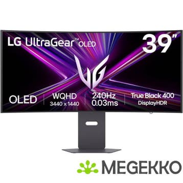 LG Ultragear 39GX900A-B.AEU  39  Wide Quad HD 240Hz Curved, Computers en Software, Verzenden, Nieuw, LG