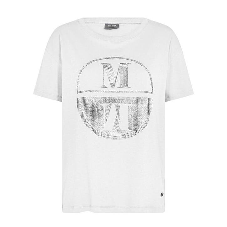 Mos Mosh • wit t-shirt Vicci • XL, Kleding | Dames, Tops, Wit, Nieuw, Maat 46/48 (XL) of groter, Verzenden
