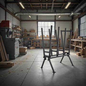 Zaagbok voor het zagen van hout - zwart, Doe-het-zelf en Verbouw, Gereedschap | Handgereedschap, Verzenden, Nieuw