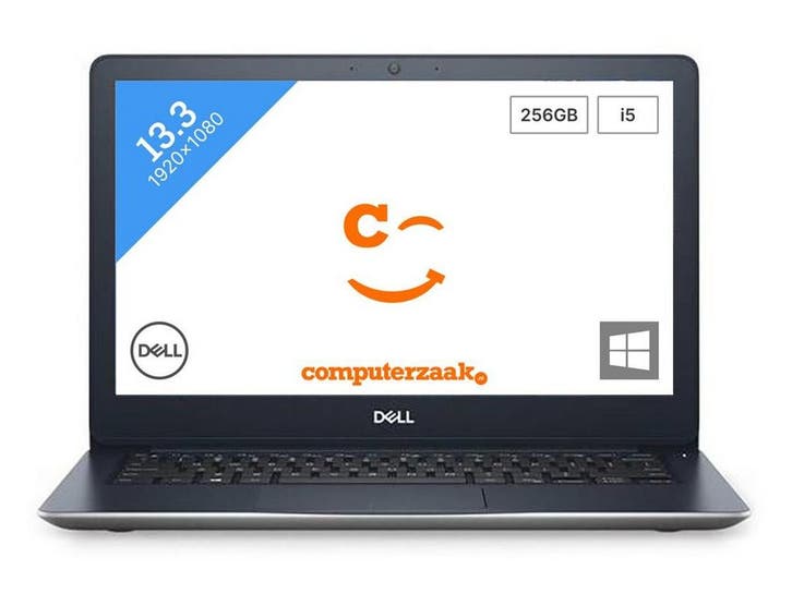 Dell Vostro 5370 - Laptop - Intel Core i5 8250U 1.60GHz 8GB, Computers en Software, Windows Laptops, Zo goed als nieuw, Verzenden