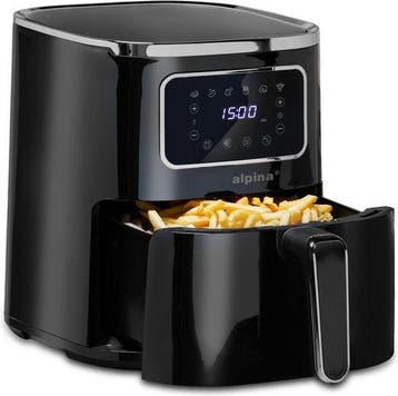 2dekans | alpina Airfryer 4.5L- Heteluchtfriteuse voor 3 tot, Witgoed en Apparatuur, Ophalen of Verzenden, Zo goed als nieuw