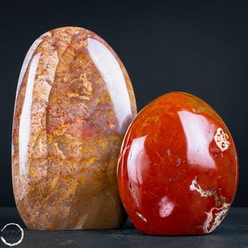 Natuurlijke Ocean Jasper vrijvormen – harmonieus set met een
