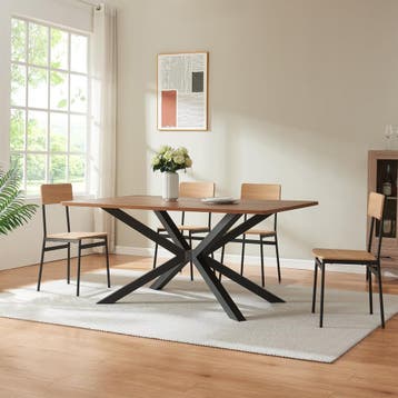 Tafelonderstel Bemeenel 120x75x72 cm zwart [en.casa], Verzenden, Nieuw