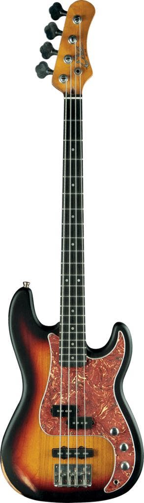 EKO VPJ280V Relic P-Bas basgitaar Sunburst, Verzenden, Nieuw