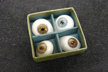 antique Human glass eyes Taxidermie volledige montage - mix, Nieuw