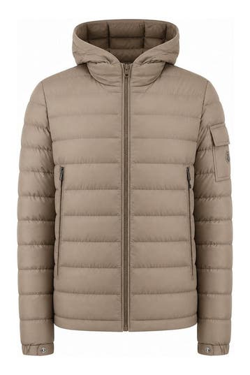 Moncler Winterjas in maat S Bruin, Moncler, Verzenden, Zo goed als nieuw, Bruin