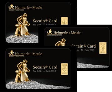 3 gram - Goud .999 - Heimerle + Meule - Verzegeld