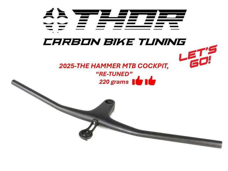 RE-TUNED: 220 GRAM!!! THOR THE HAMMER MTB COCKPIT 2025, Fietsen en Brommers, Fietsonderdelen, Stuur, Nieuw, Ophalen of Verzenden