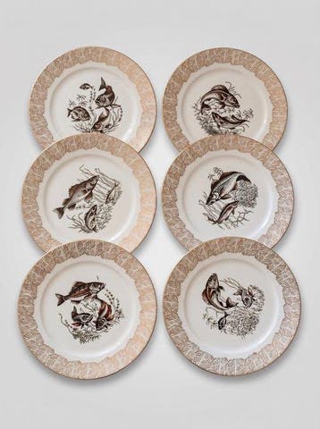 Bavaria - H. Wallenberg - Tafelservies voor 6 (6) -, Antiek en Kunst