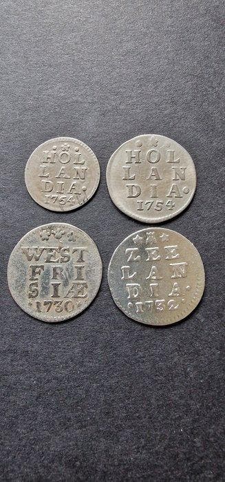 Nederland. 2 Stuiver 1730-1754 (Zonder minimumprijs)