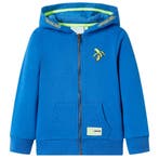 vidaXL Kindervest met capuchon en rits 92 blauw, Verzenden, Nieuw