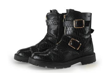 Poelman Biker boots in maat 42 Zwart, Kleding | Dames, Poelman, Verzenden, Zwart, Overige typen