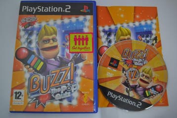Buzz! The Pop Quiz (PS2 PAL), Verzenden, Zo goed als nieuw