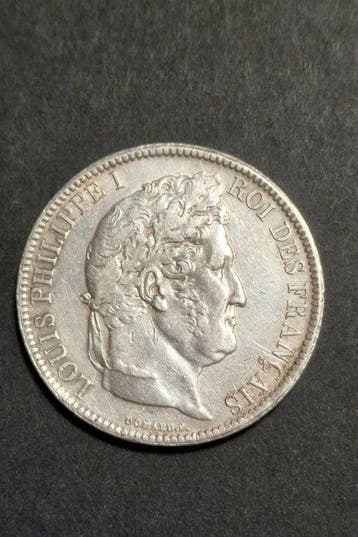 Frankrijk. Louis Philippe I. 5 Francs 1831-W, Lille (Zonder