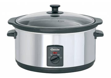 Slowcooker | 6,5L | Aluminuium | 410 x 295 x 240 mm, Verzenden, Nieuw in verpakking