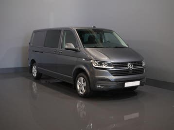 Volkswagen Transporter 2.0 TDI 150 pk DSG Aut. L2 DC Dubbel, Automaat, Stof, Gebruikt, Volkswagen