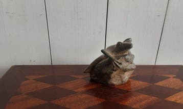 Figuur - Kikker - Brons