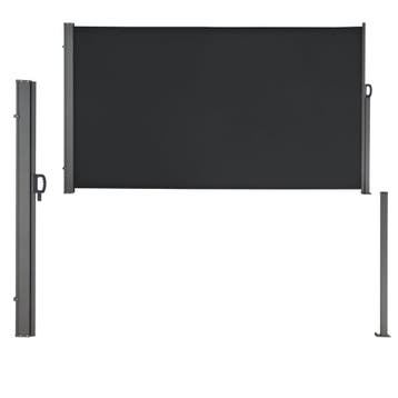 Windscherm uittrekbaar zijluifel 300x180 cm antraciet en zwa, Verzenden, Nieuw