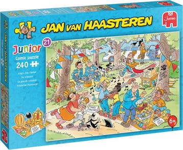 Jan van Haasteren Junior 21 - De Vrijmarkt Puzzel (240, Verzenden, Nieuw