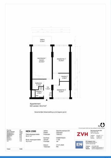 Te huur: Appartement Slachthuisstraat in Zaandam, Noord-Holland, Zaandam
