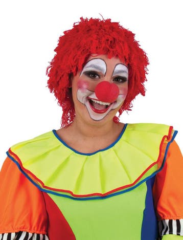 Pruik Clown Rood, Ophalen of Verzenden, Nieuw
