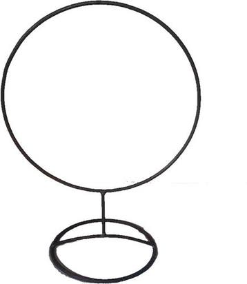 Metalen frame Zwaar Ring op ronde voet Ø40 cm krans, Hobby en Vrije tijd, Knutselen, Ophalen of Verzenden, Nieuw