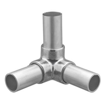 Buiskoppeling Kniestuk 3-Weg Ø 27 mm Aluminium, Verzenden, Nieuw