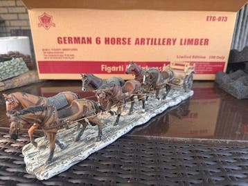 Figarti - Tinnen soldaat - ETG-073 - GERMAN & HORSE, Nieuw