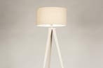 Rietveld Vloerlampen - Beige, Zand - Stof, Metaal, Verzenden, Nieuw