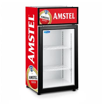 Amstel glasdeurkoelkast 80 liter, Ophalen of Verzenden