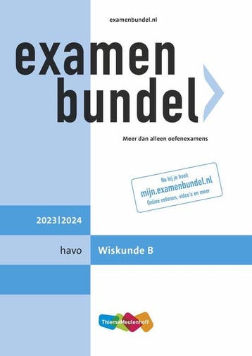 9789006648584 Examenbundel havo Wiskunde B 2023/2024, Verzenden, Zo goed als nieuw