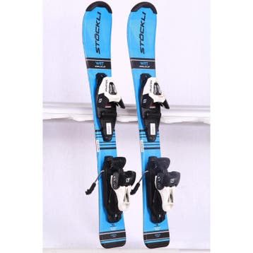 70 kinder skis STOCKLI WRT WORLDCUP RACE TEAM, blue, grip w, Verzenden, Gebruikt