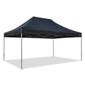 Easy up partytent 3x4,5 m Heavy duty - Zwart (3x4,5 meter), Tuin en Terras, Partytenten, Verzenden, Nieuw, 2 meter of meer, Partytent