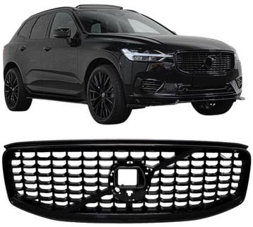 Grill | geschikt voor Volvo XC60 | 2018-2021 | R-design look, Auto-onderdelen, Carrosserie en Plaatwerk, Verzenden, Nieuw, Volvo