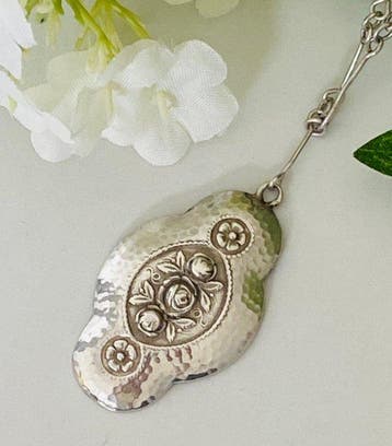 Zilver, Art Nouveau (1900-1910) - Duitsland - Ketting met
