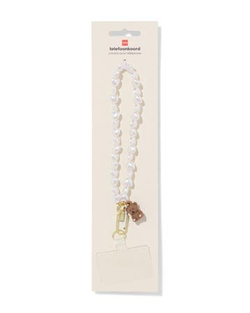 HEMA Telefoonkoord armband parels, Verzenden, Nieuw