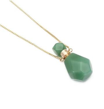 Gedenk hanger mini urn van edelsteen Aventurine B (ook de..., Ophalen of Verzenden, Nieuw, Kraal