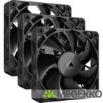 Corsair iCUE LINK RX120 120mm PWM Fan Starter Kit Black, Computers en Software, Computerkoelers, Verzenden, Nieuw